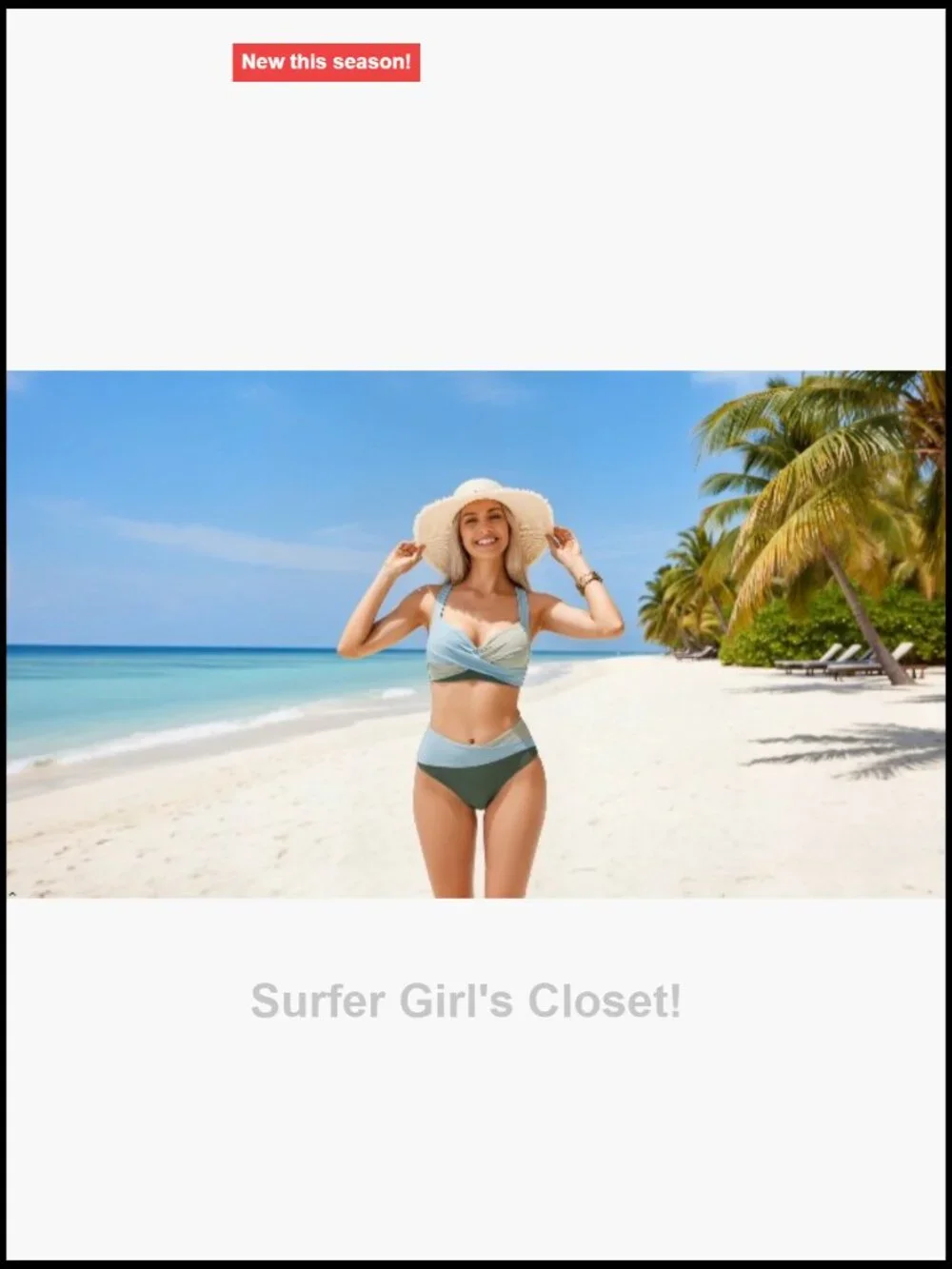 Two Piece Bikini Set Mid Rise Color Block Tie Back Push Up Swimsuit